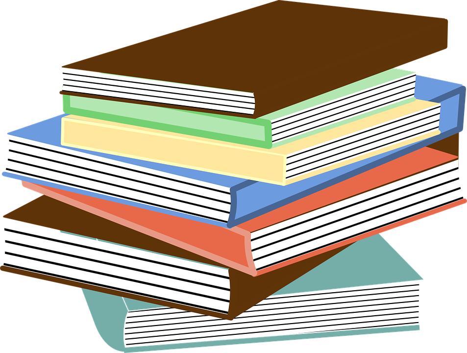 book pile