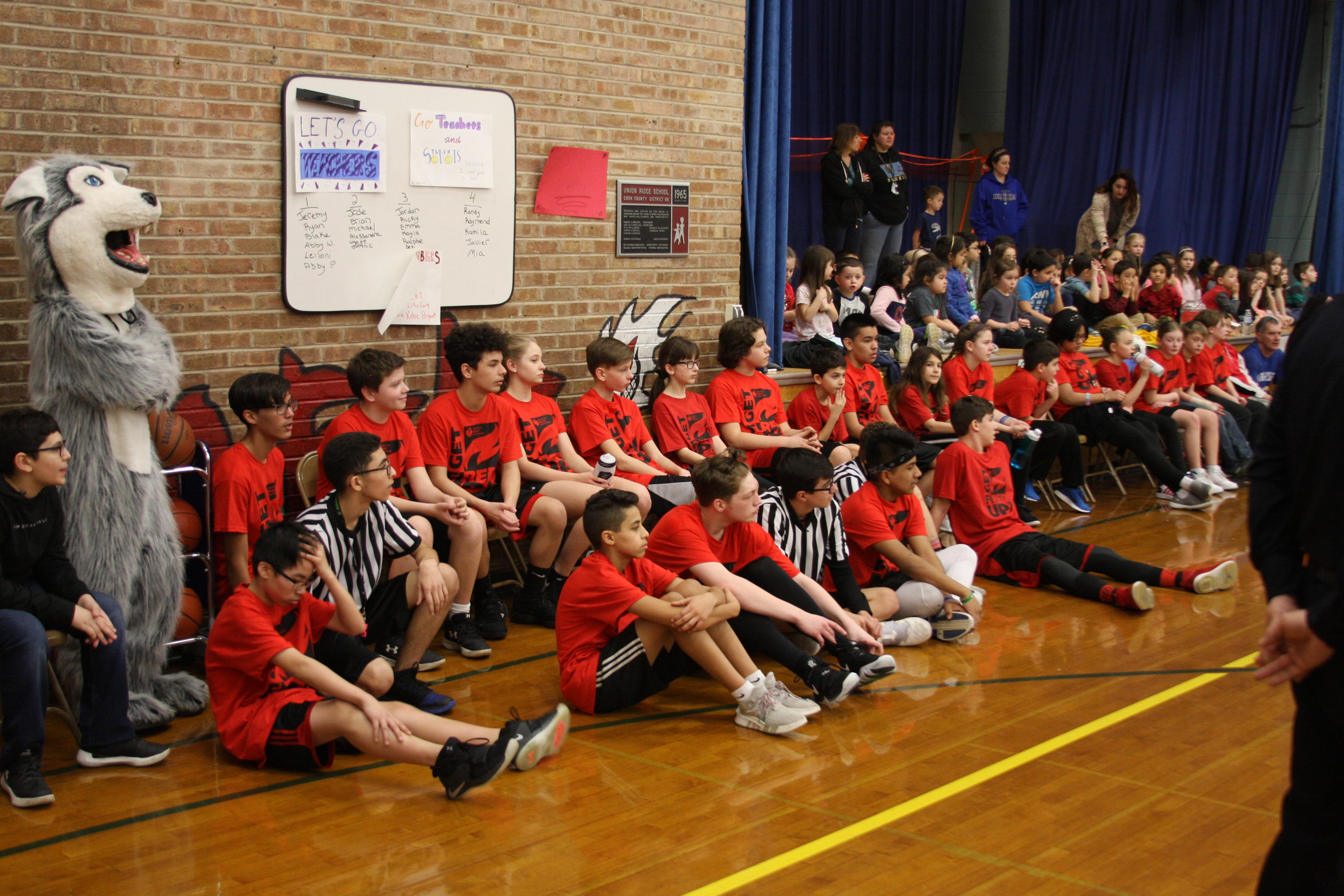 hoops for heart student's team