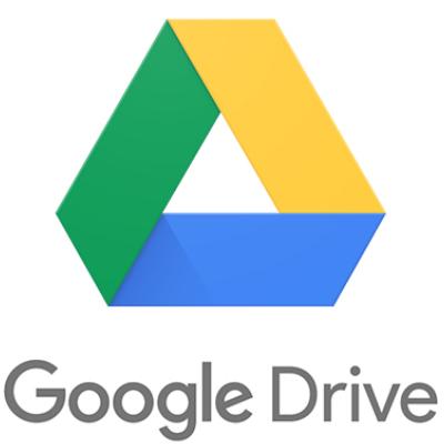 logo of google drive, our cloud storage. 
