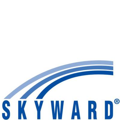 logo of skyward. our student information system. 